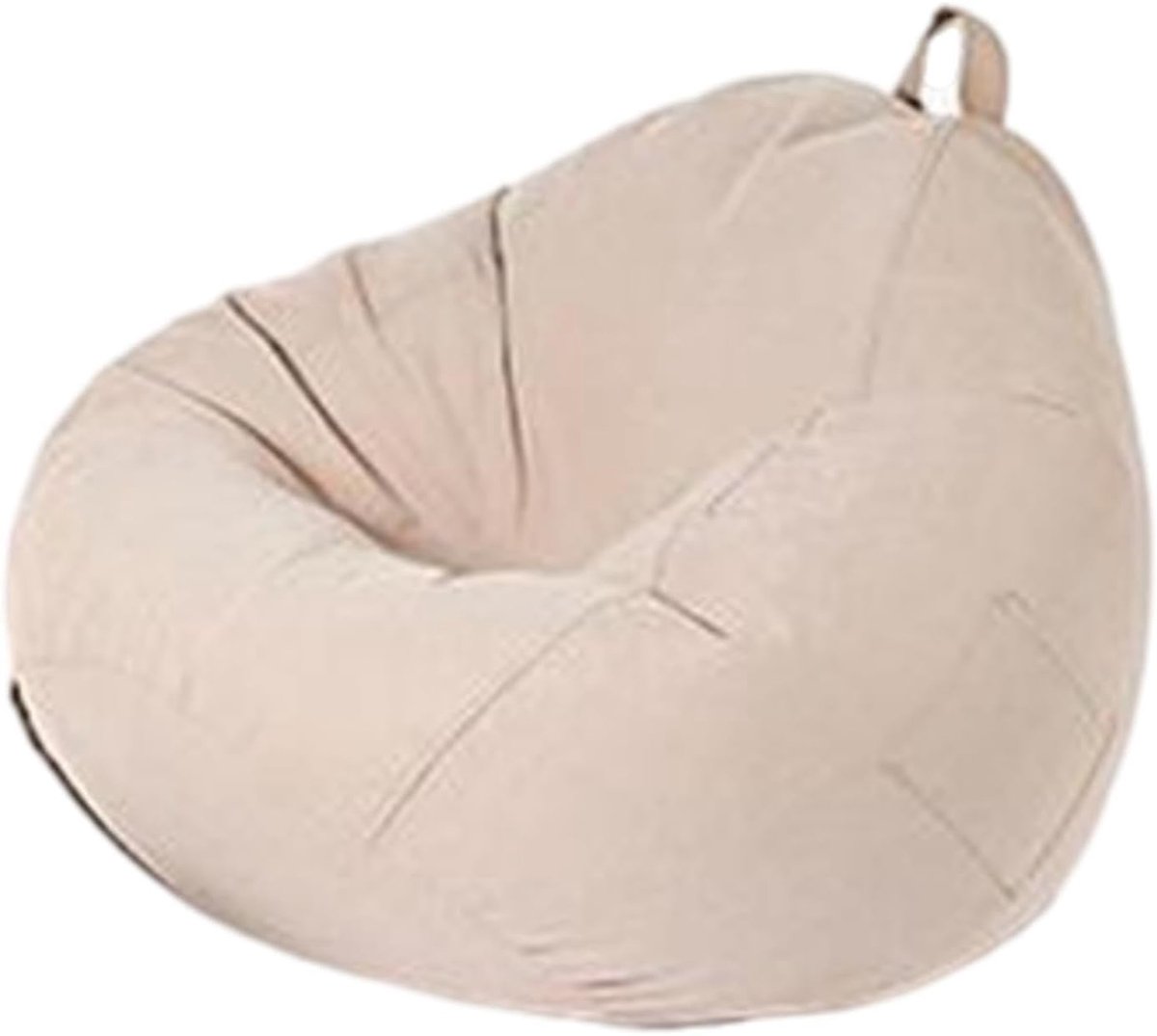 Zitzak Opbergpoef - Zitzak Stoel - Ruimte Opruimen - Grote Capaciteit - 120x140 cm - Beige