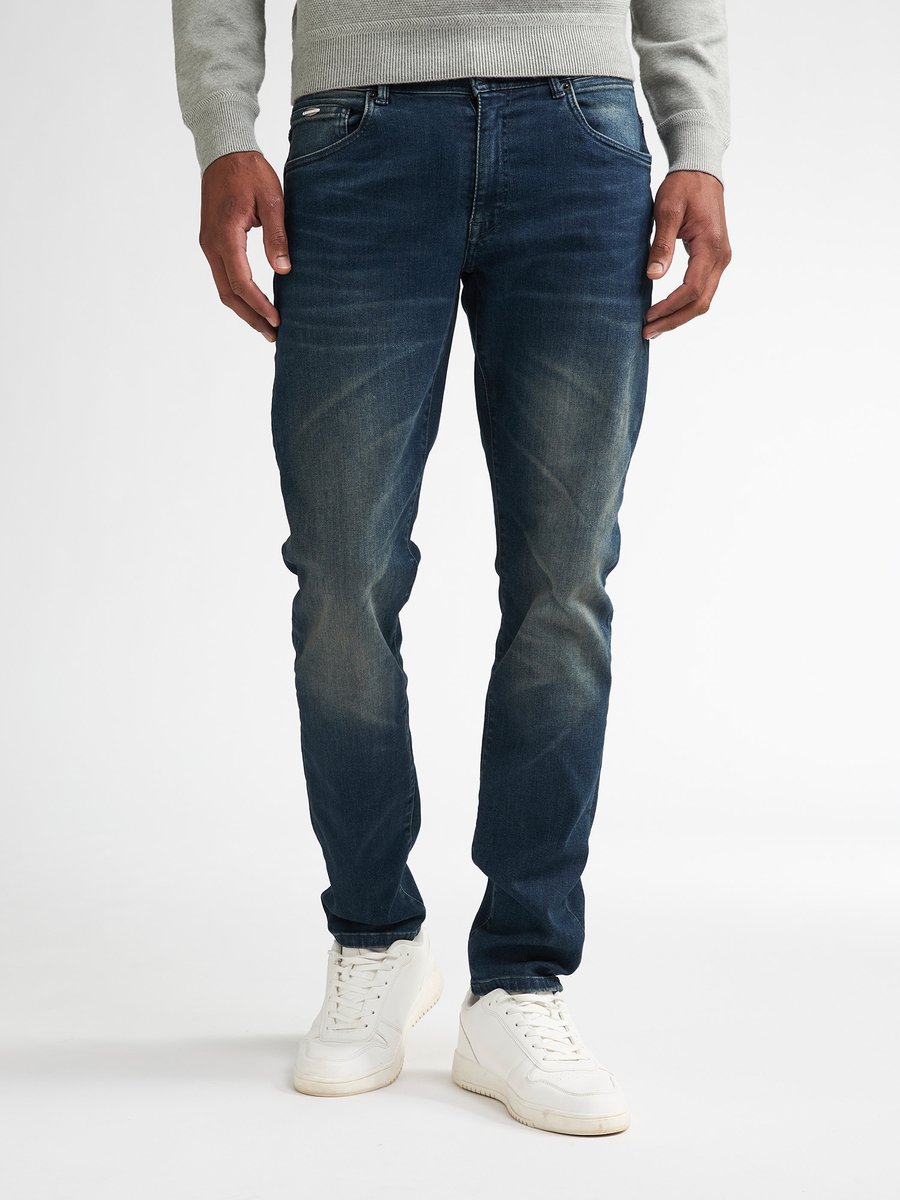 Petrol Industries - Heren Seaham Slim Fit Jeans - Blauw - Maat W29L34