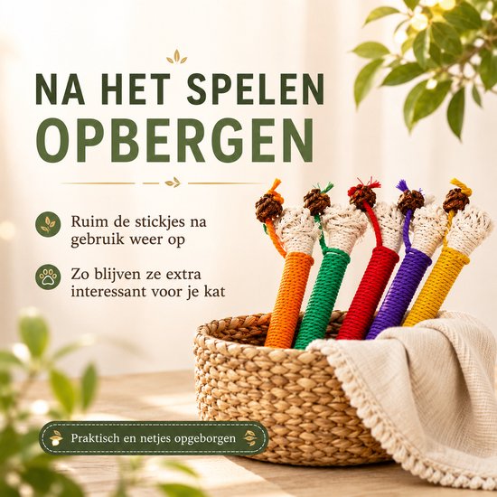 Twenty4seven® Silverine Sticks voor Katten - 5 Stuks - Kauwstokjes met Kattenkruid - 100% Natuurlijk en Eetbaar Kattenspeelgoed - Catnip Effect voor Kat