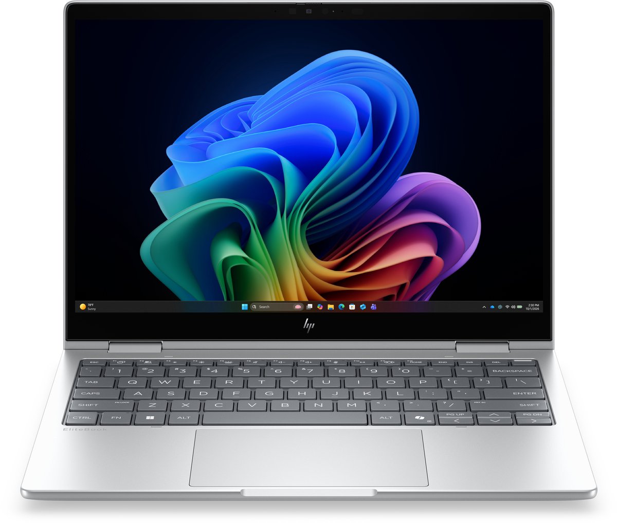 HP EliteBook 8 Flip G2i 13 Next Gen AI PC Copilot+ PC Intel Core Ultra 5 325 Laptop 33,8 cm (13.3") Touchscreen WUXGA 16 GB LPDDR5x-SDRAM 512 GB SSD Wi-Fi 7 (802.11be) Windows 11 Pro Zilver QWERTY