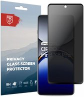 Rosso Privacy Screen Protector Geschikt voor de Oppo Find X8 Pro - 9H Gehard Glas - Case Friendly Tempered Glass - Eenvoudige Installatie