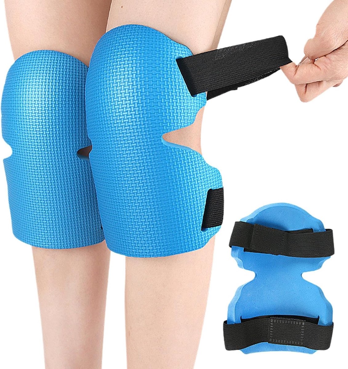 Tuin Kniebeschermers - Kniepads Werk - Beschermend Knielen - Antislip Ontwerp - 22.4 x 15.7 x 8.4 cm - Blauw