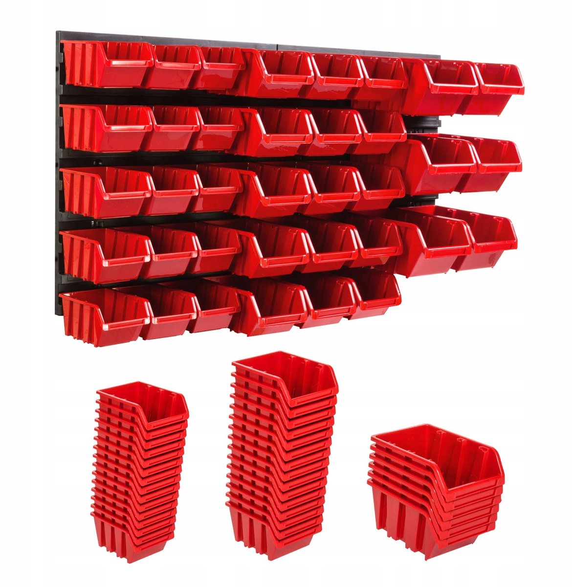 Werkplaats Gereedschapswand 772 x 390 mm met 36 Bakjes