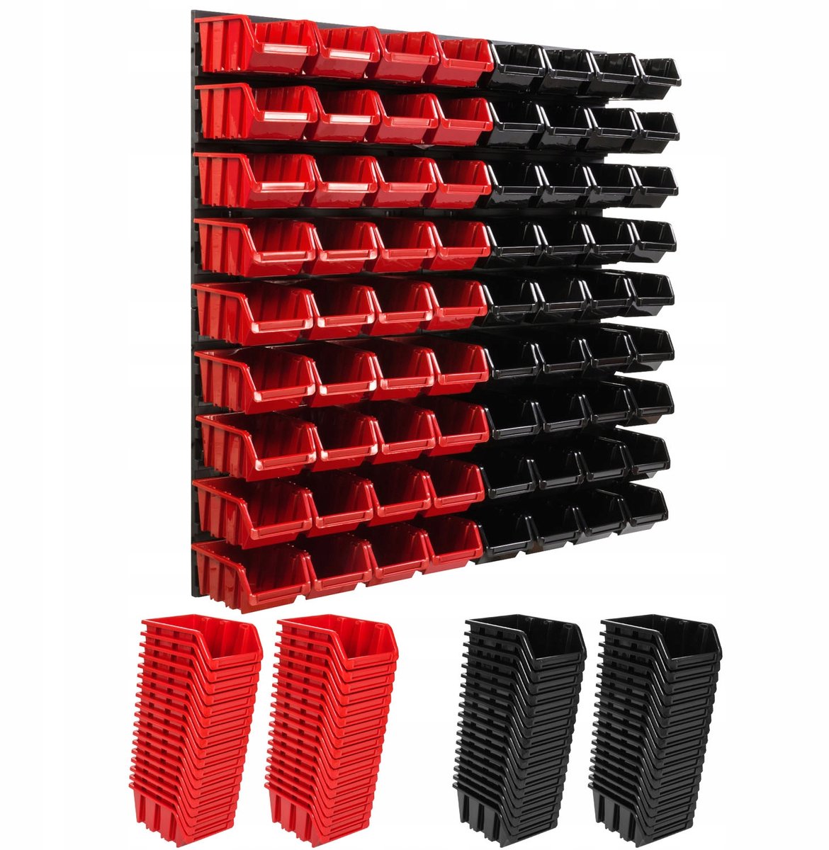 Gereedschapsbord 78x78cm met 72 Bakjes - Werkplaats Organizer
