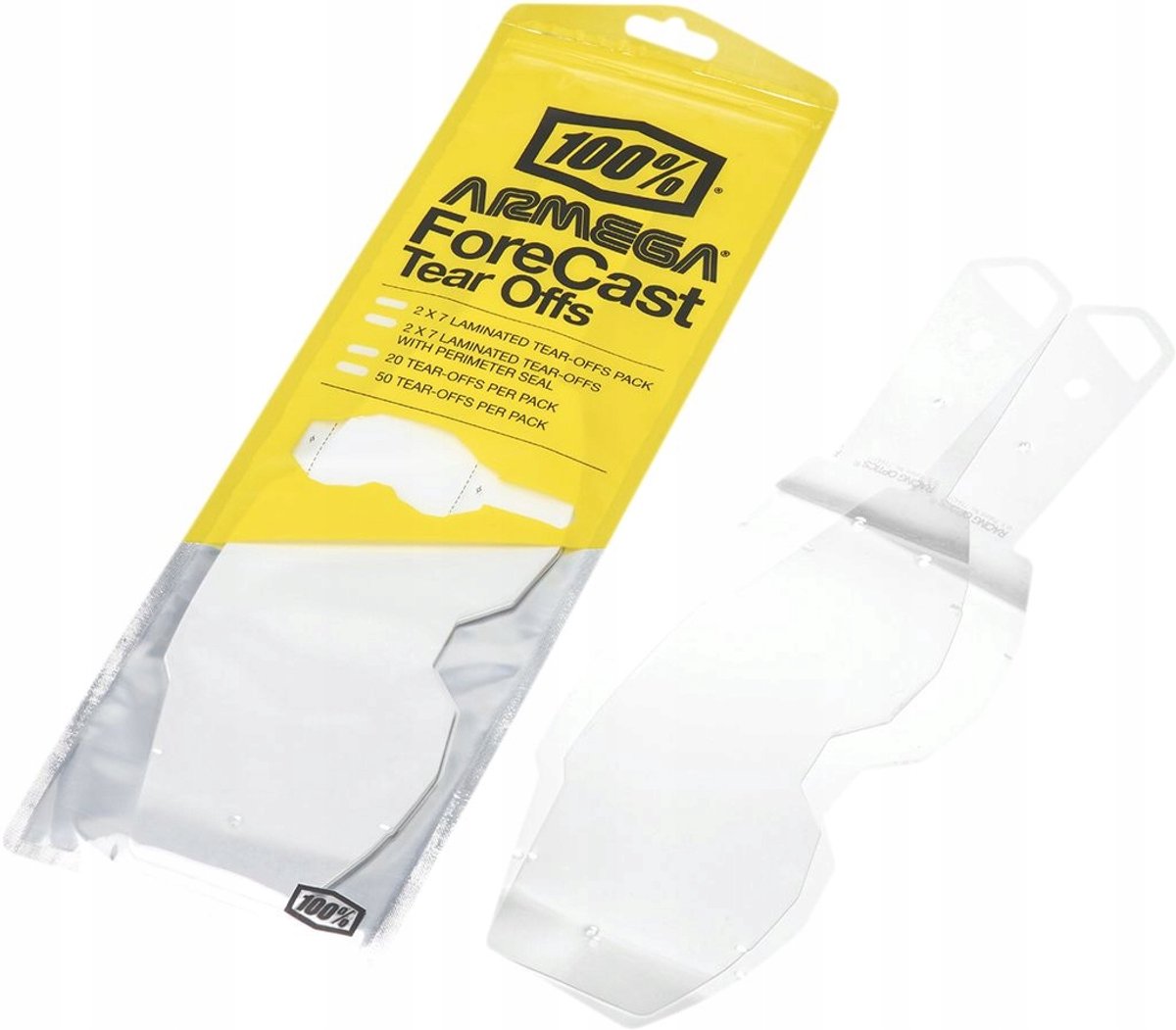 20x Tear-off Vizier Beschermers voor Motorcross Goggles
