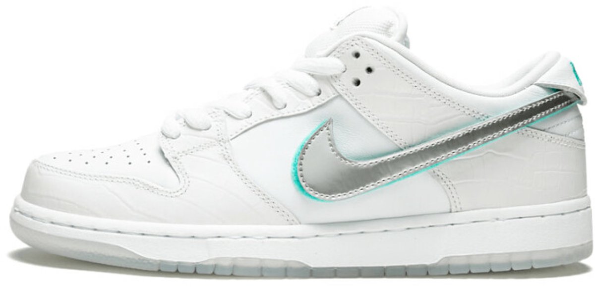 Nike SB Dunk Low Diamond Supply Co. Diamond Zilver
