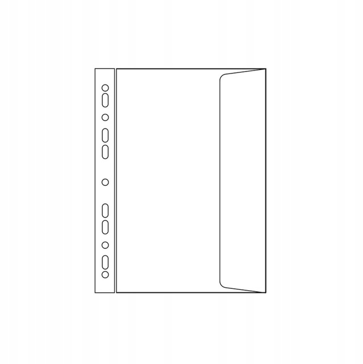 10x A4 Insteekhoezen 100 Micron met Flap