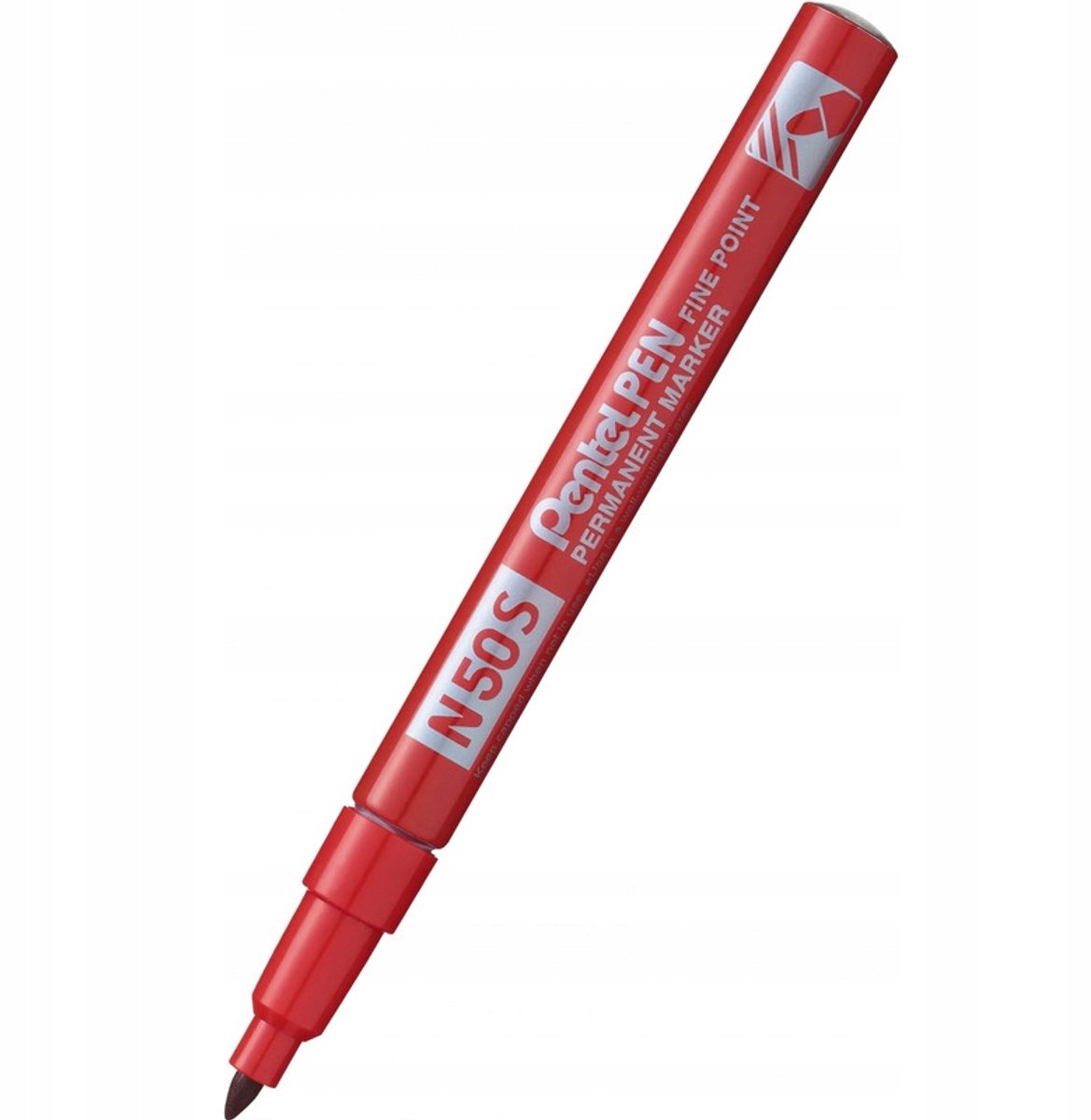 Pentel N50S Permanente Marker Rood - Fijne Punt