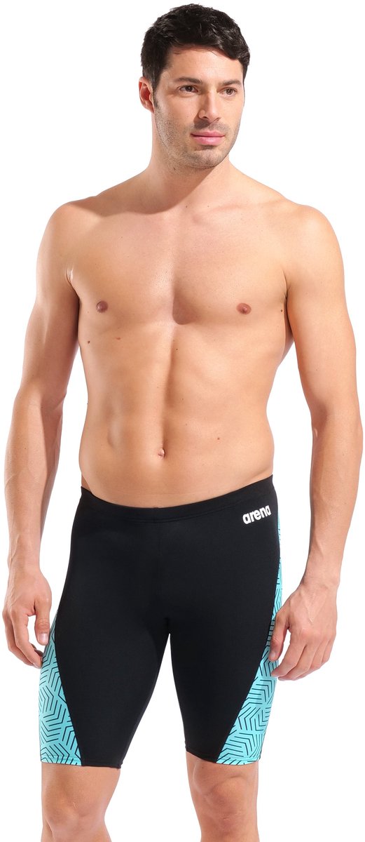 Arena Heren Zwemjammer Allover Water/Multi-Black