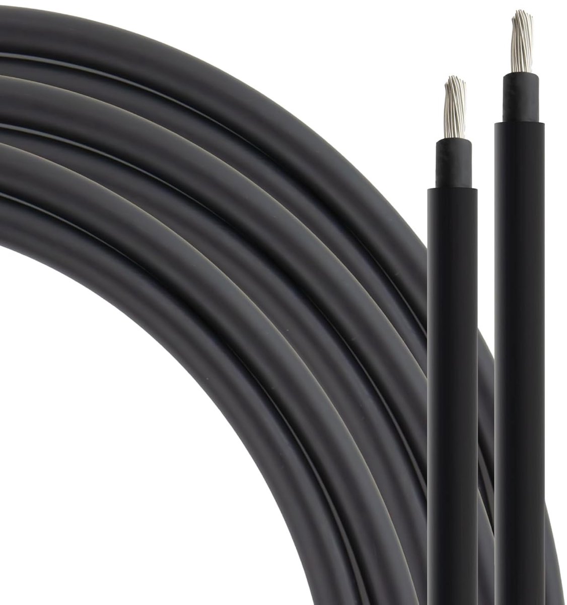 Solar kabel 6mm² 100m - zwart - flexibele koperen kabel - ideaal voor zonnepanelen - ShopVlot