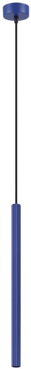 Sollux Lighting Hanglamp Arche - G9 - ultramarijn - staal - 8x8x120cm