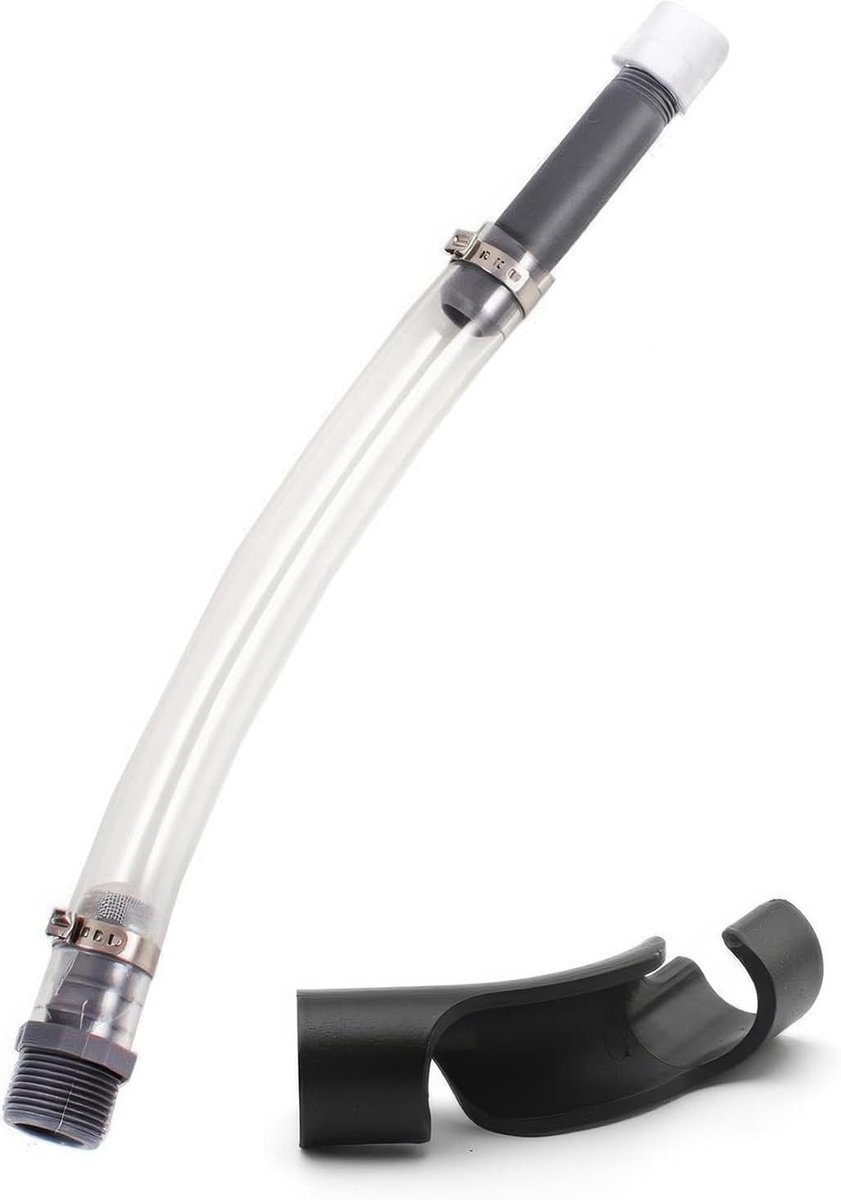 Racing Fuel Jug hose, suitable for 5.5 litre canisters, 36.5 cm hose with hose bender, Quick Fill - ShopVlot