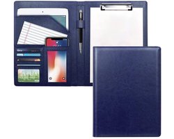 ZMREN Documentenmap A4 leer, klembord om te schrijven, klembord van kunststof met klem, voor business, school - ShopVlot
