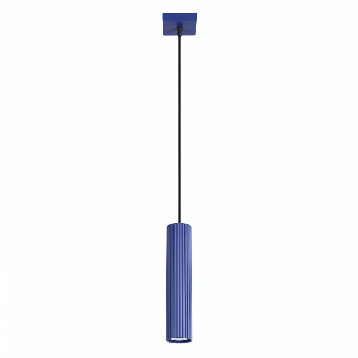 Sollux Lighting Hanglamp KARBON - GU10 - ultramarijn - aluminium - 8x8x118cm