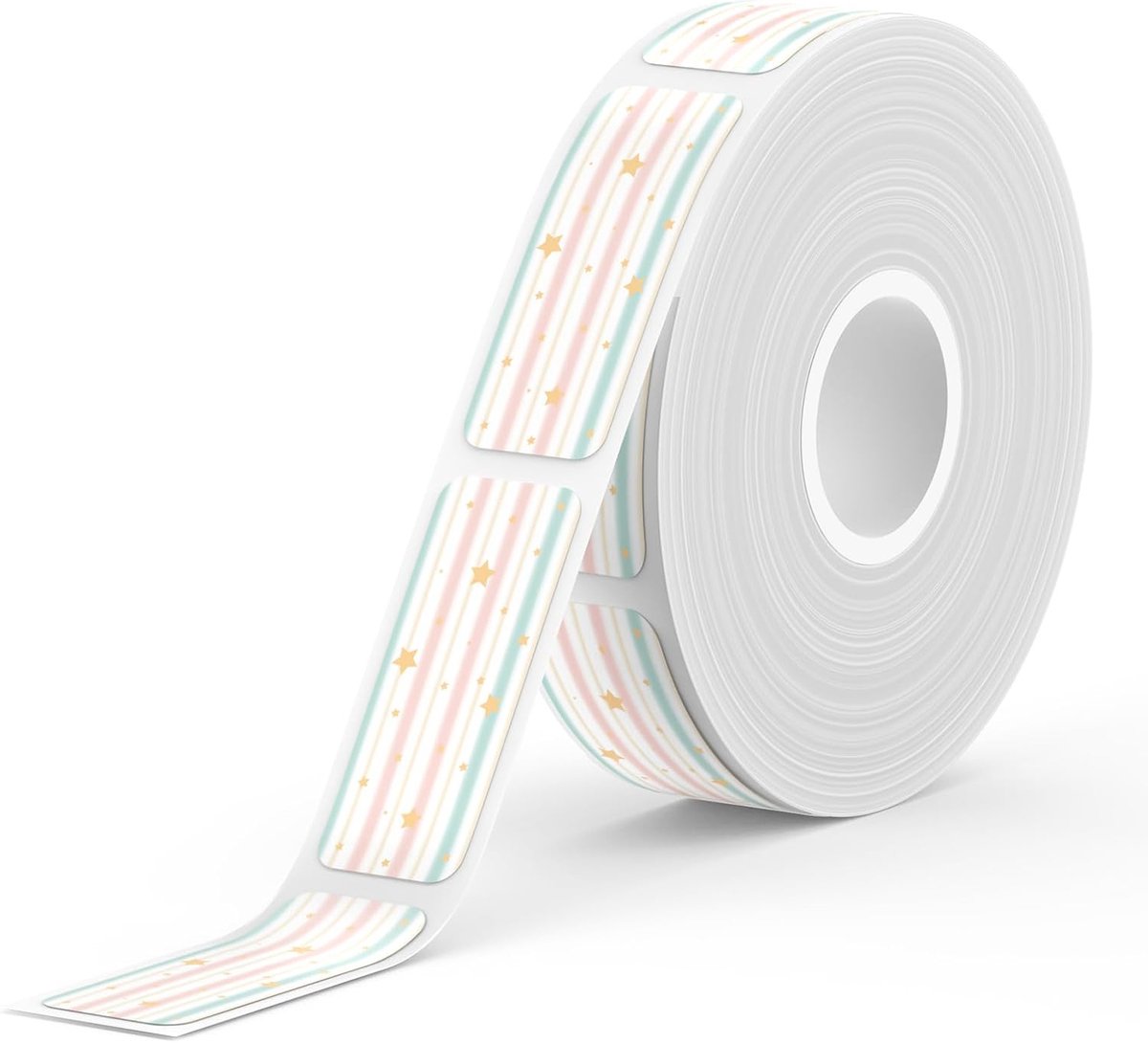 SUPVAN KATASYMBOL E-Series Labels, 12mm × 30mm, Black on Striped - ShopVlot