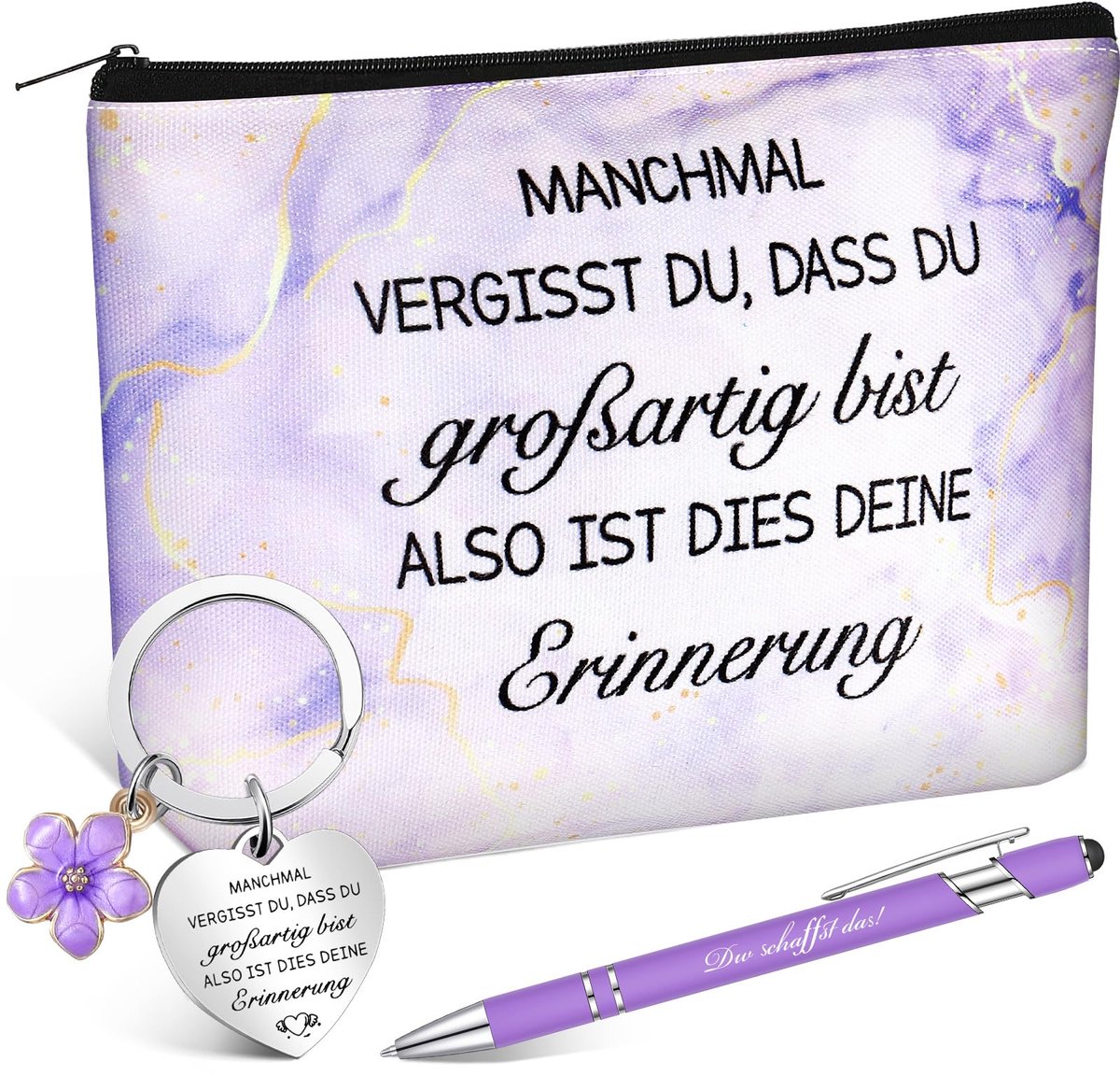 Otuuz Inspirerende bedankcadeaus voor collega's, afstudeercadeau, sleutelhanger voor leraren, make-uptas, balpen - ShopVlot