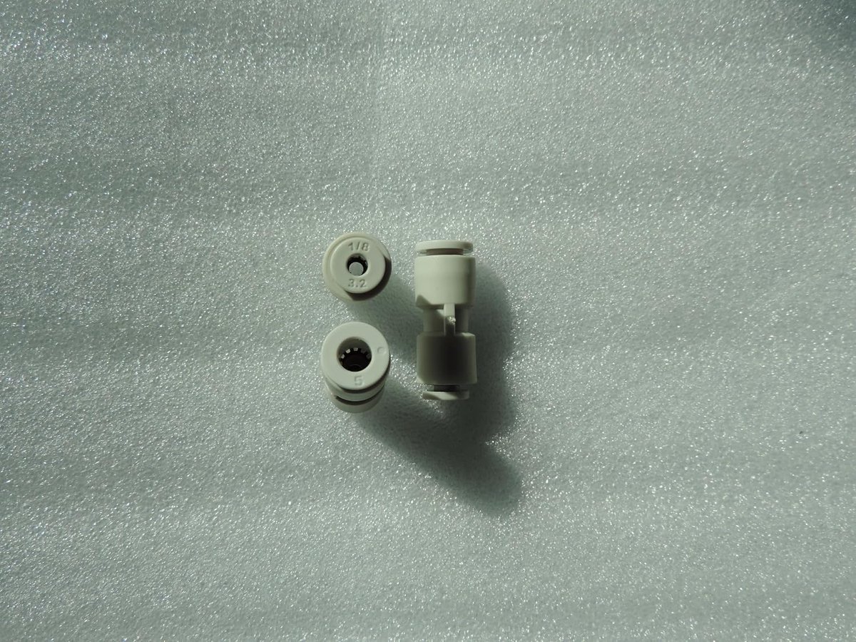 Pneumatic quick connect reducer 16mm to 12mm - Push-to-Connect connection - ShopVlot
