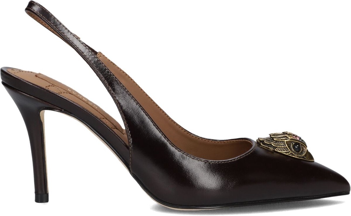 Kurt Geiger London Belgravia High Sling Hakken Dames - Bruin - Maat 39