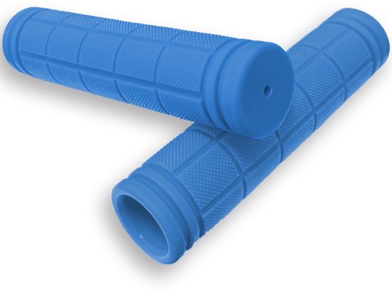 Ergonomische fietshandgrepen van rubber, antislip, 120mm, zwart — afbeelding 3
