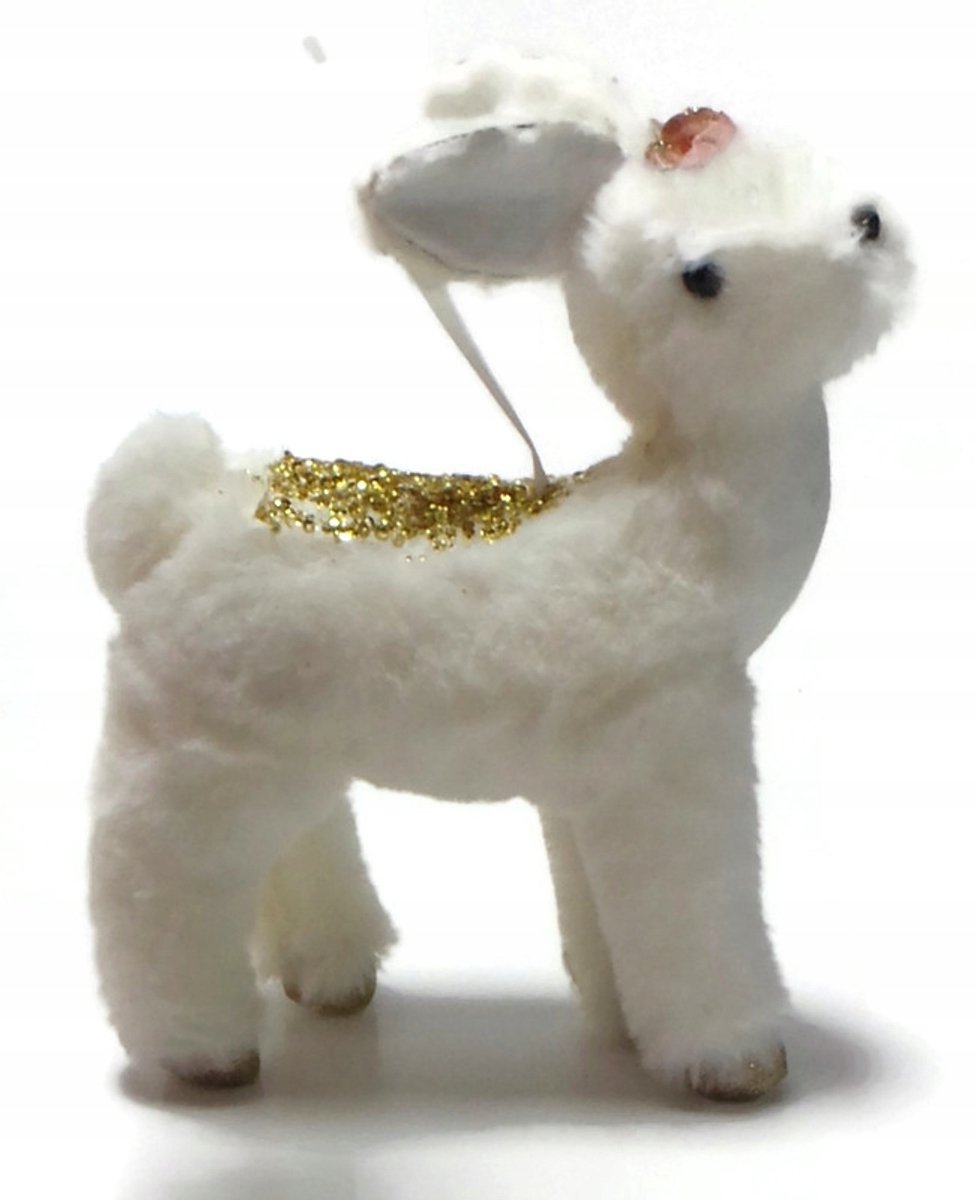 Pluche Kerst Herten Beeldje - 22 cm Met Knuffel Decoratie