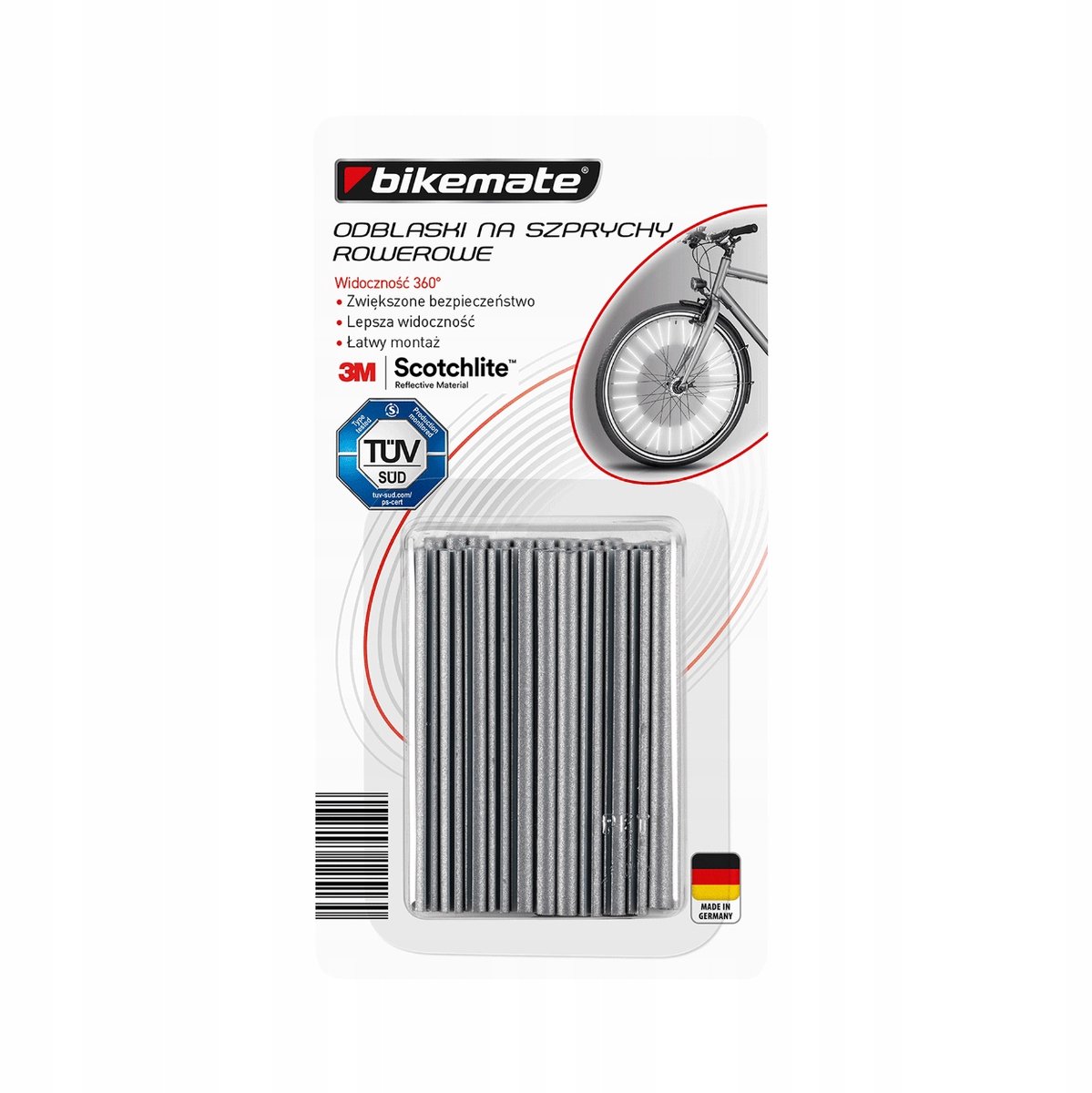 Reflectoren voor Fietsspaak - Grijs - 36 Stuks
