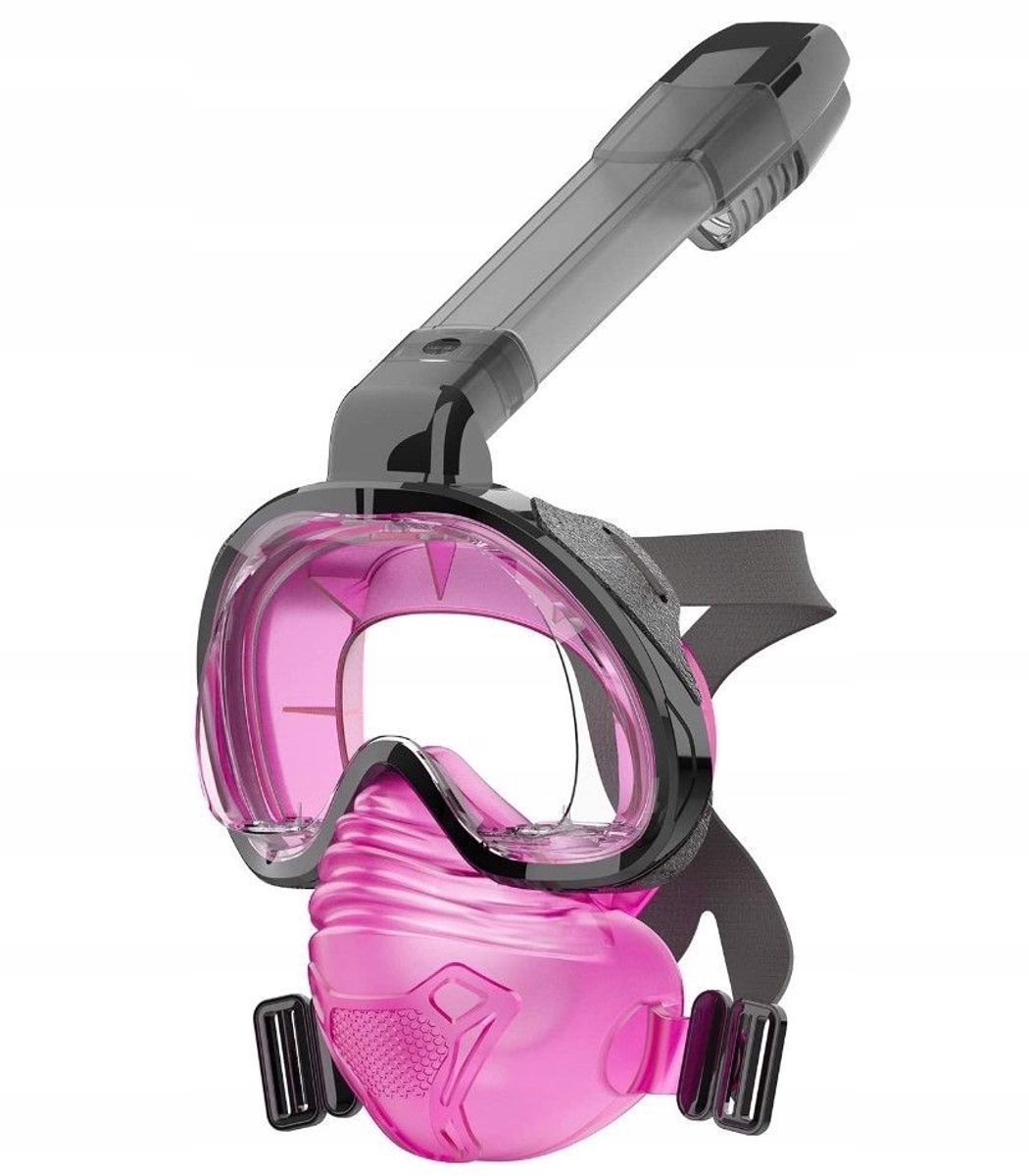 Volledig Gezicht Duikmasker Roze L/XL - Ademend en Comfortabel