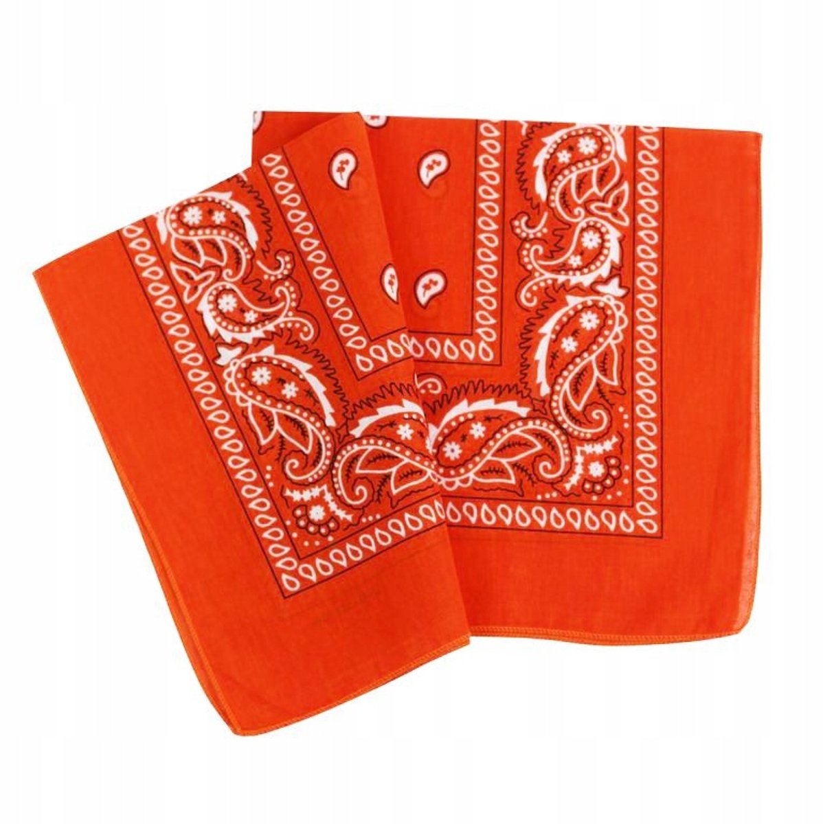 Oranje Katoenen Bandana Sjaaltje - Veelzijdig en Comfortabel