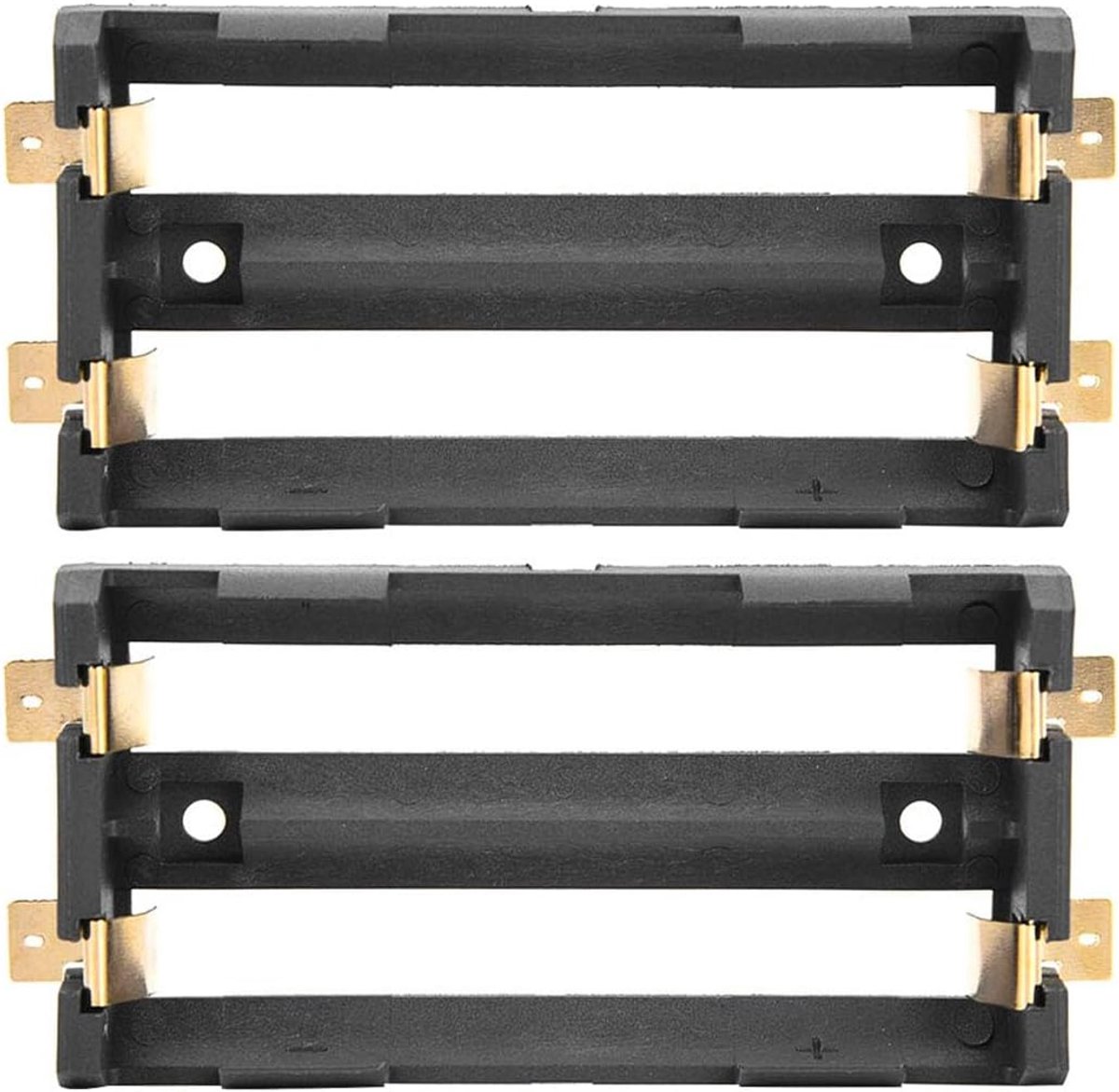 18650 batterijhouder 2 stuks - hittebestendig - veilige opslag - ideaal voor DIY projecten - ShopVlot