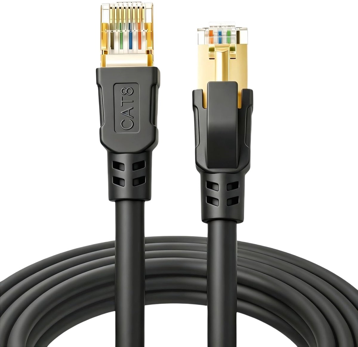 Ethernet kabel CAT8 6m - Hoge snelheid 40Gbps - Flexibel LAN-kabel - Ideaal voor internetverbinding - ShopVlot