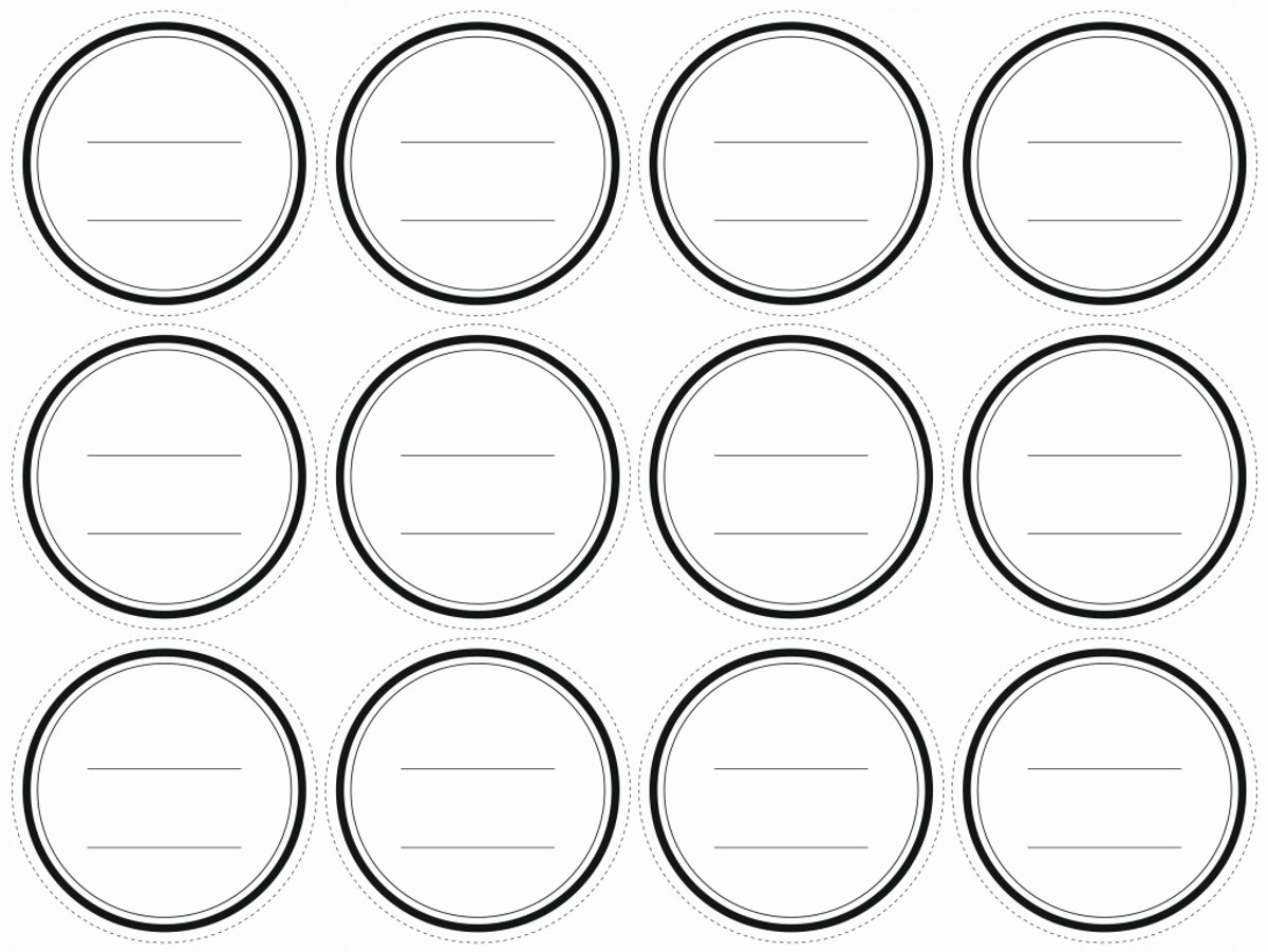 Keukenlabels 12 stuks - Zelf Invulbaar - Waterdicht