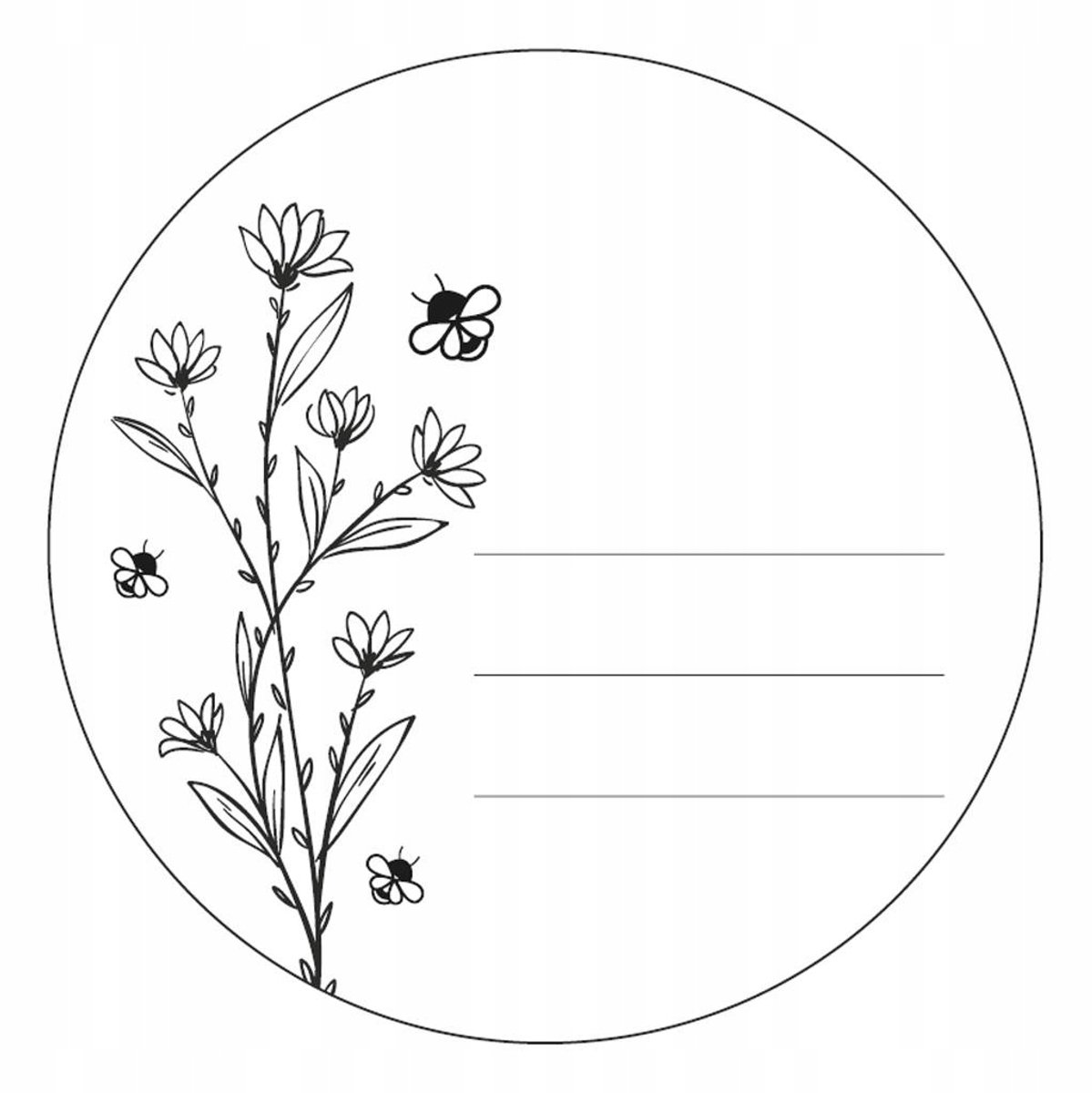 Zelfklevende Etiketten voor Potten - 60mm Diameter (15 Stuks)