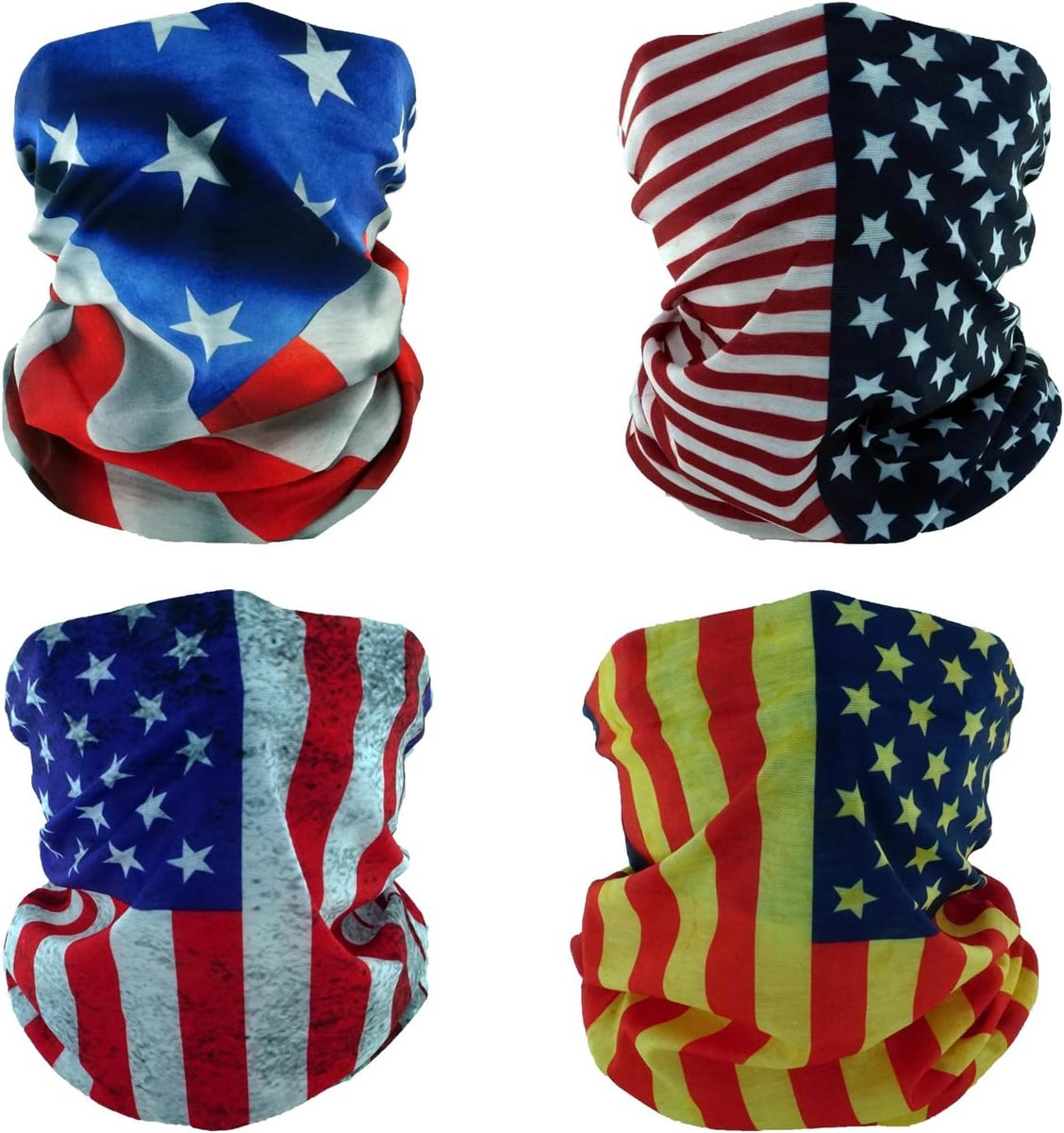 Multifunctionele bandana's - one size - zwart - perfect voor elke gelegenheid - ShopVlot