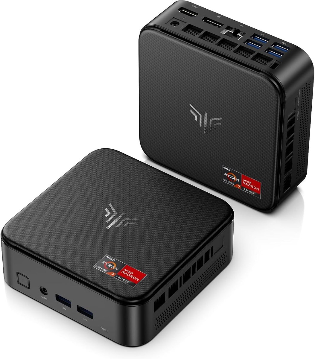 Mini PC AMD Ryzen 7 7730U - Windows 11 Pro - 8 Cores, 16 Threads - Geschikt voor multitasking - ShopVlot