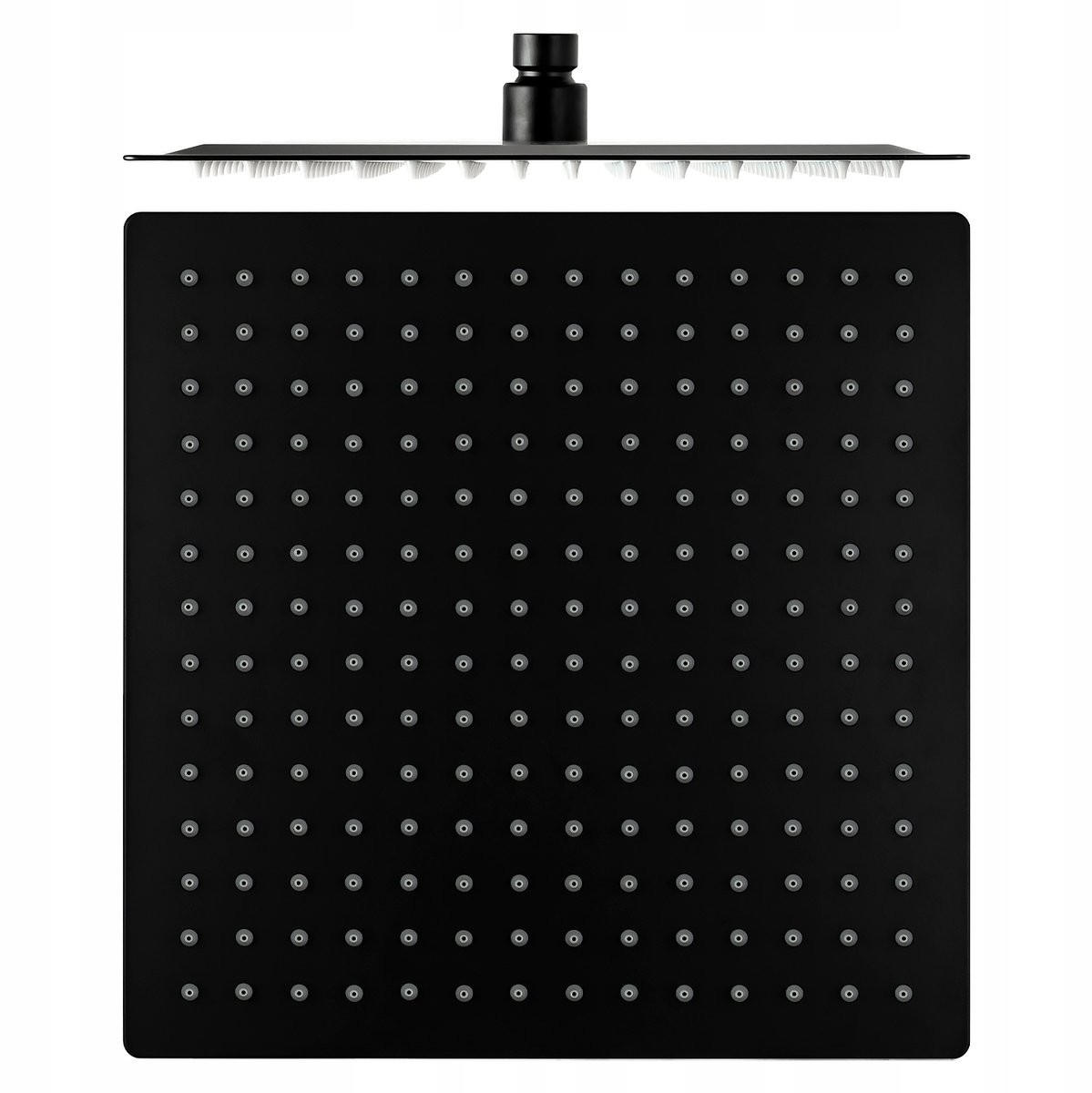 INEA DN-2252 Zwarte Douchekop Vierkant 25cm Ultra-Slim Mat Zwart