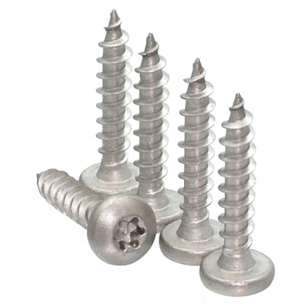 6x35 RVS Schroeven Platte Kop Torx A2 - 5 Stuks