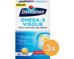Davitamon Davitamon 3x Omega 3 Visolie (60 capsules) - 60 stuks
