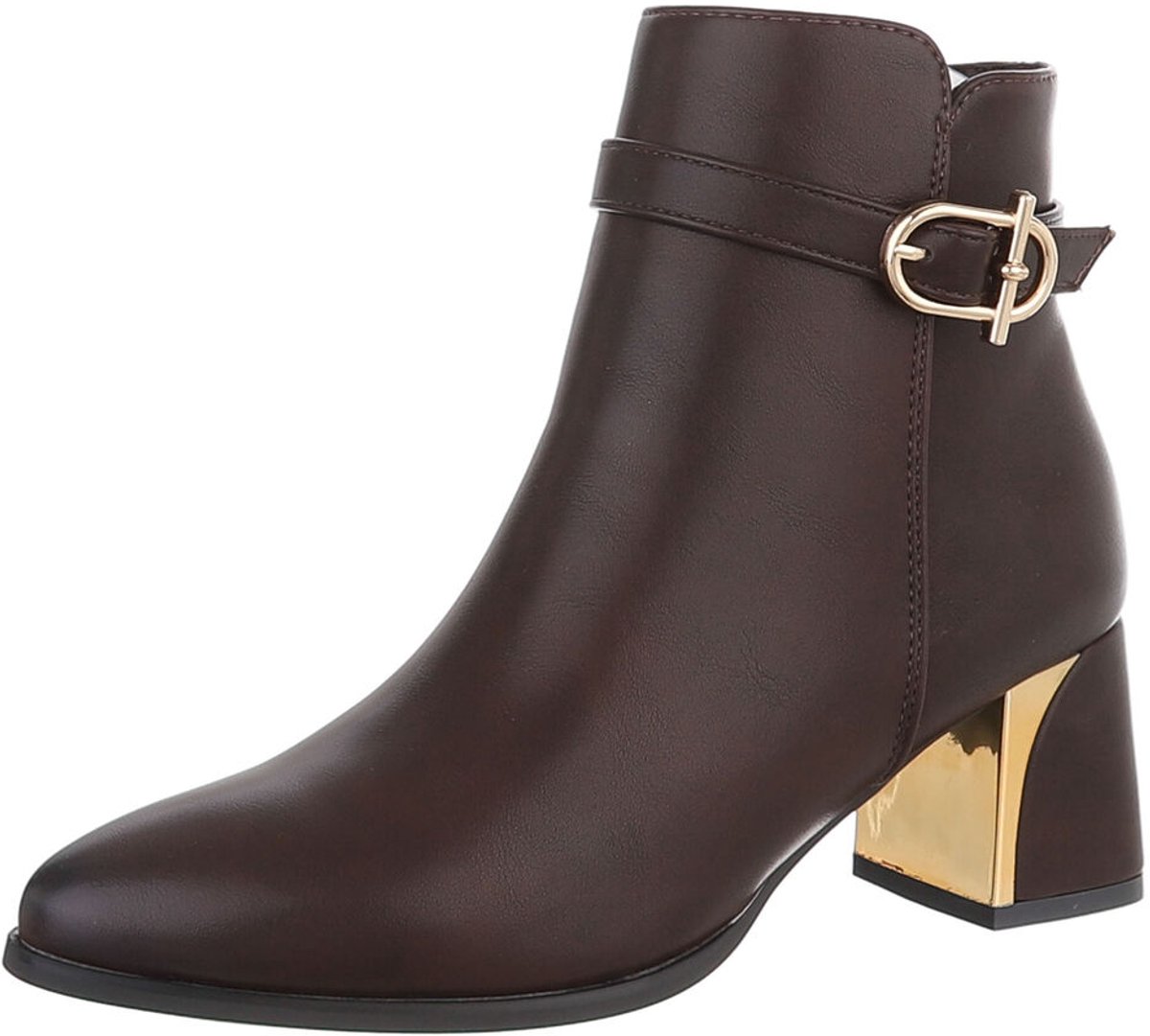 Enkellaars - gespdetail - dames Mt:41