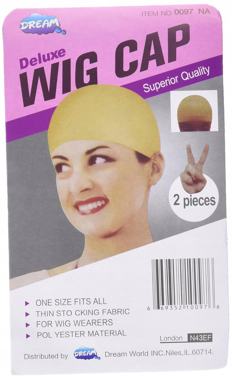 Dream Wig Cap - 2 Stuks haarnetjes voor pruik - Bruine Pruikennet voor Wig - Pruikennetten voor Dames