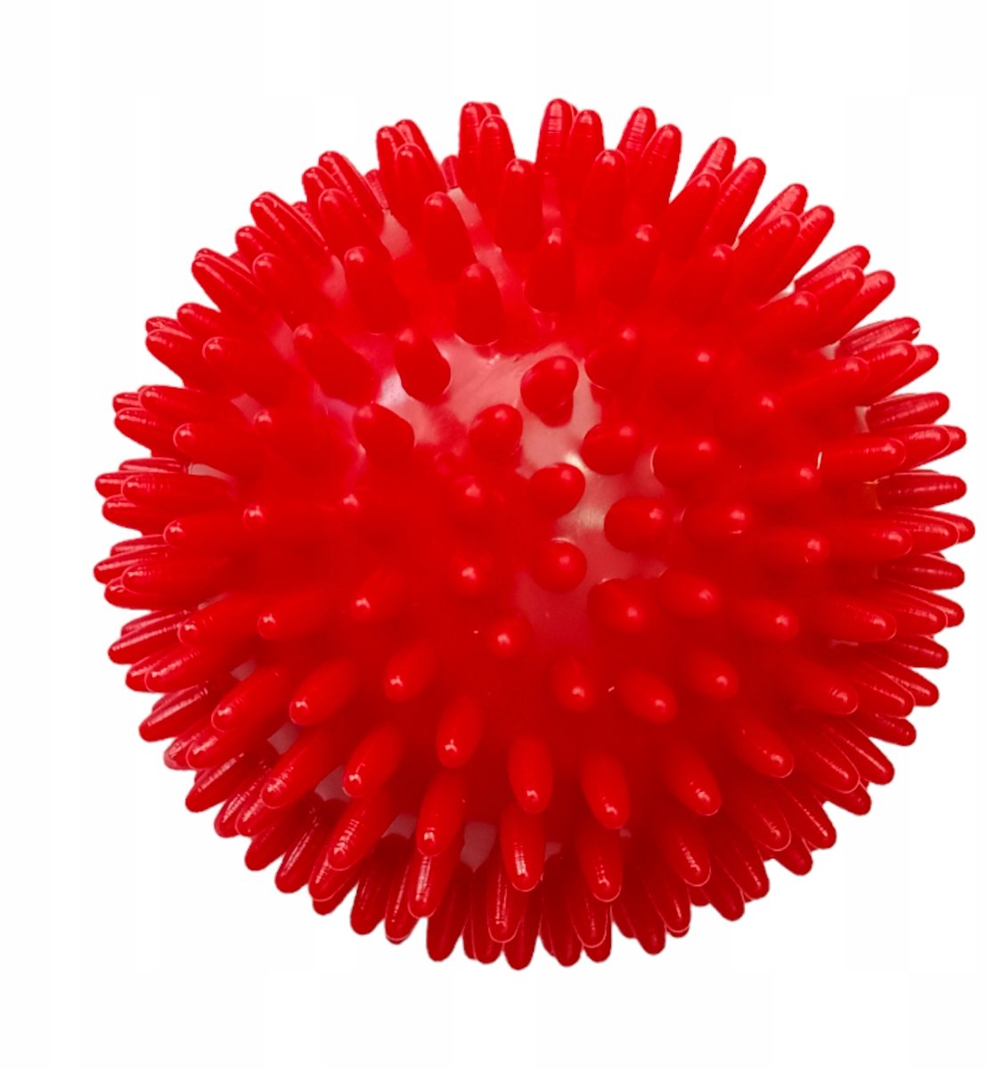 Harde Sensorische Massagebal met Noppen - 7cm Rood