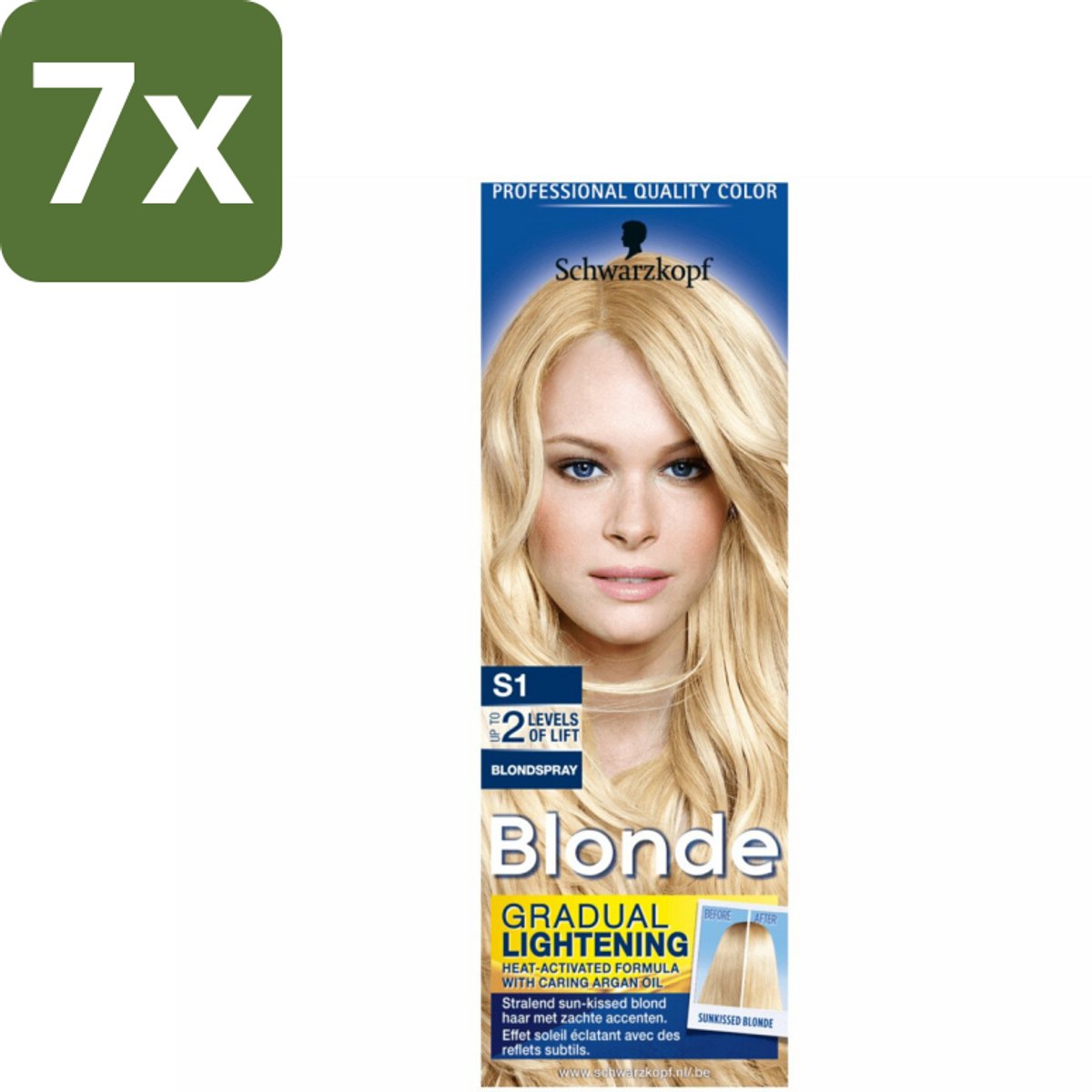 Schwarzkopf - Blondspray - Blonde Super S1 - Bulkverpakking - 7 stuks