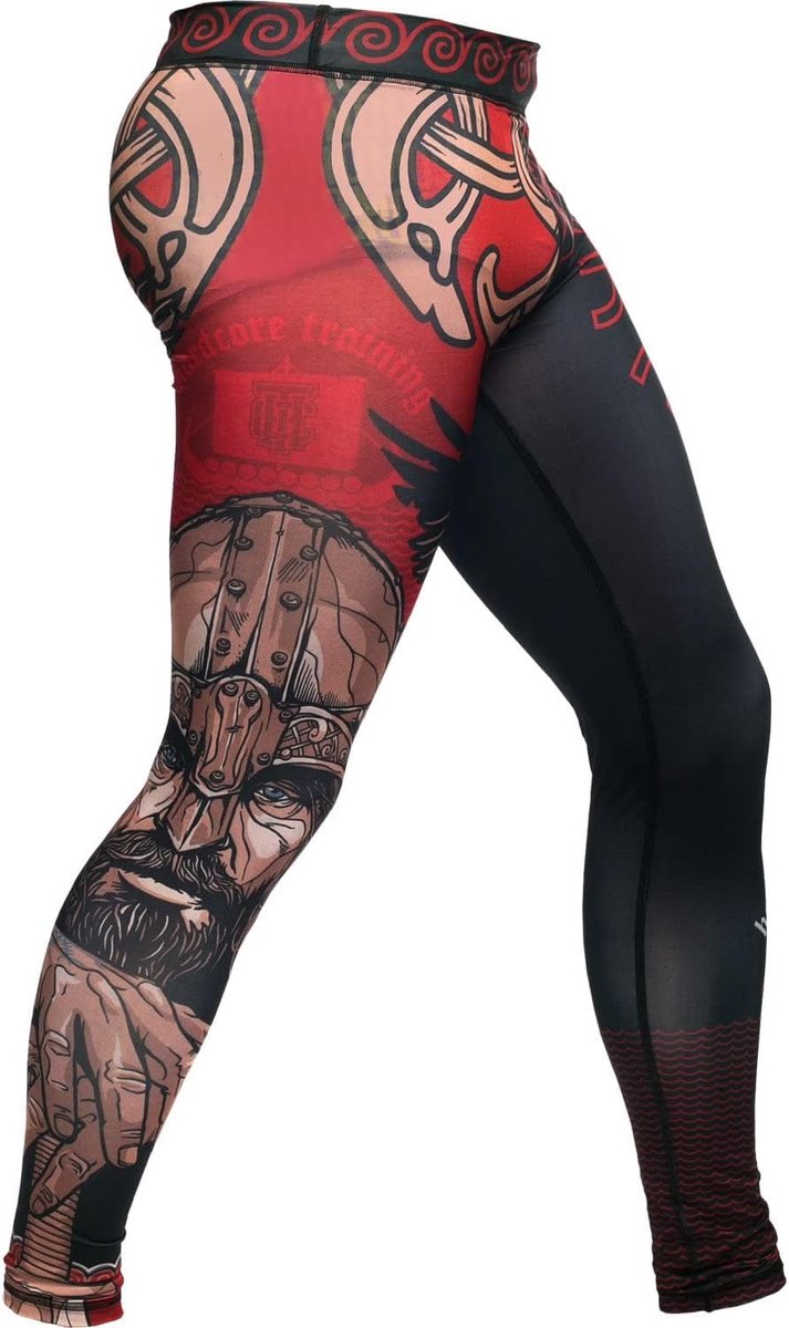 Compressiepants mannen XXL - Multikleur - Ideaal voor MMA en BJJ - Ondersteunt tijdens het sporten - ShopVlot