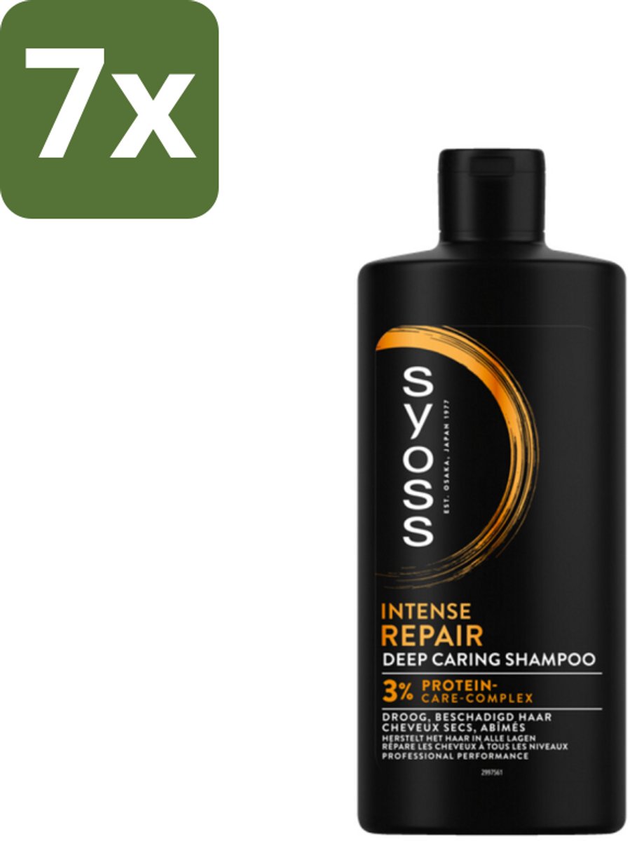 SYOSS - Repair 440 ml - Shampoo - Herstellende Formule - 440ml - Bulkverpakking - 7 stuks