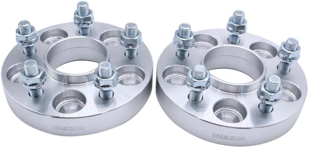 Wielafstandhouders 15mm - 5x110 65mm met schroeven - Verhoogt stabiliteit - Geschikt voor Vauxhall Astra H 04-09 - ShopVlot