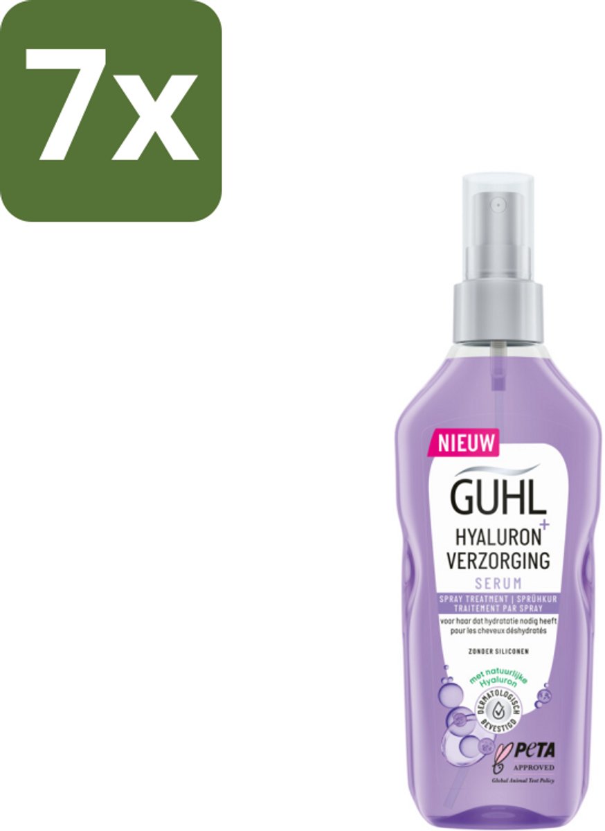 Guhl - Spray - Hyaluron Verzorging - 150 ml - Bulkverpakking - 7 stuks