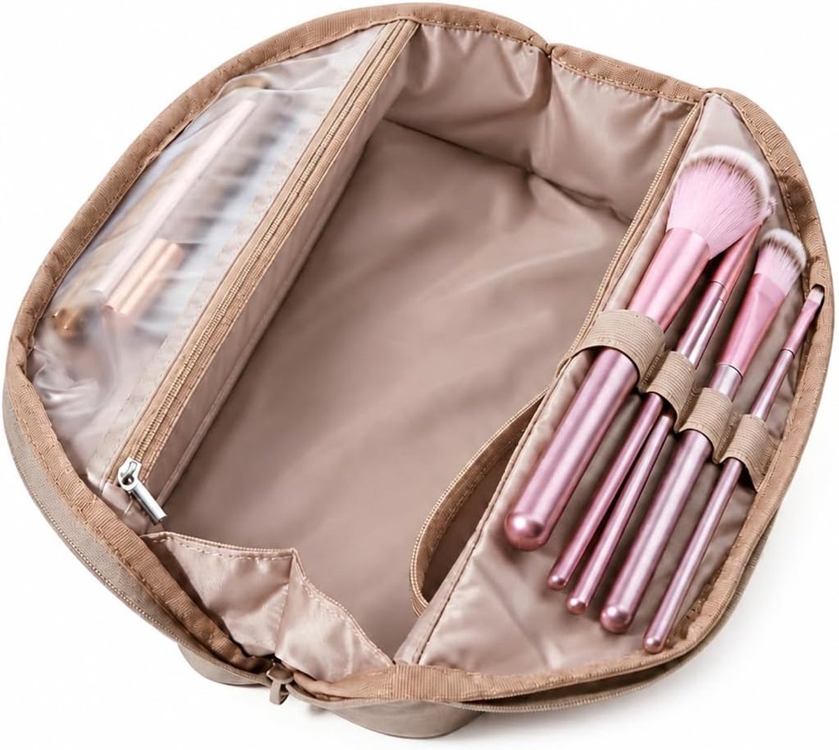 Make-uptas dames - opvouwbaar - waterdicht - luxe voor reizen - ShopVlot