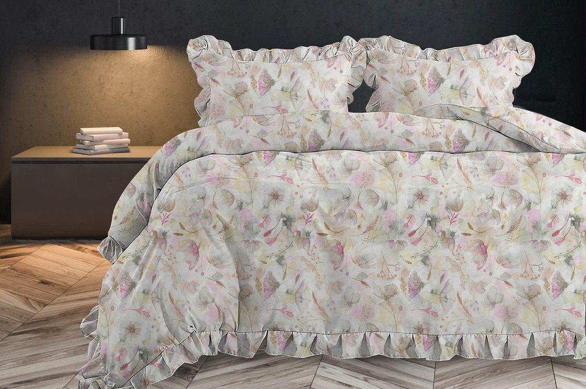 Duvet cover Cotton Briar Ruffles - multi 200x200/220cm - ShopVlot