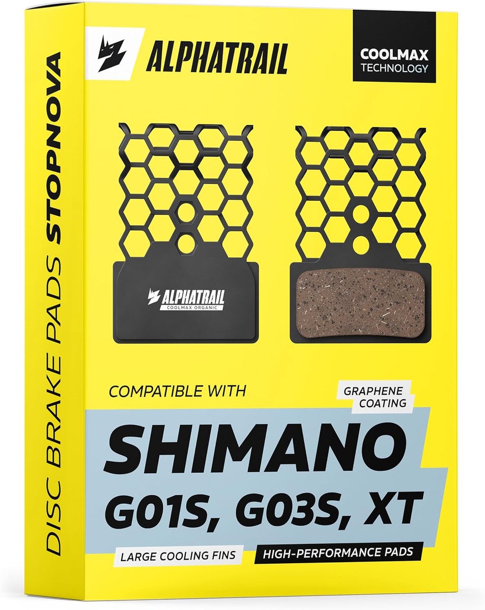 Remblokken voor Shimano G03S G01S G02S - Organisch - Graphene-coating - Betere koeling en remkracht - ShopVlot
