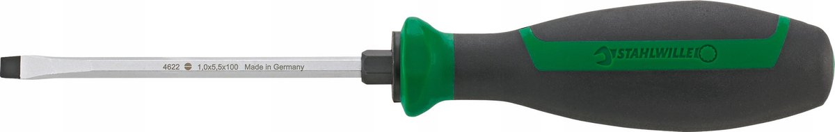 Platte schroevendraaier 1.2x8.0x150mm met zeskantgreep
