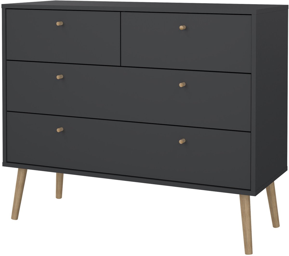 Giga Living Ladekast Bodo - Grijs - 99x39x82cm