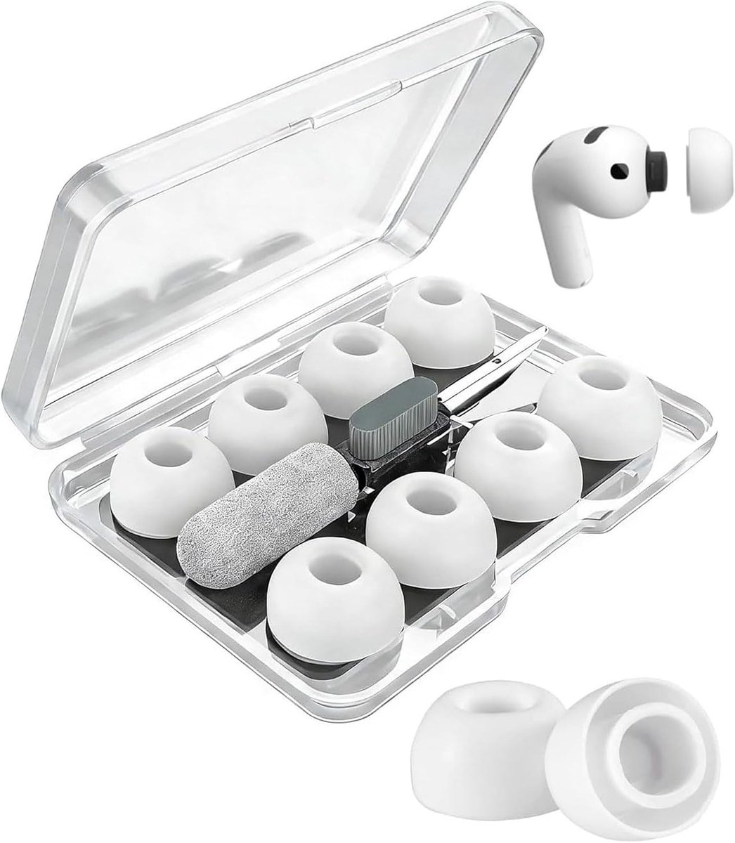 Oordopjes voor AirPods Pro 3 - Vervangset XS/S/M/L - Siliconen antislip - Perfecte pasvorm en ruisonderdrukking - ShopVlot